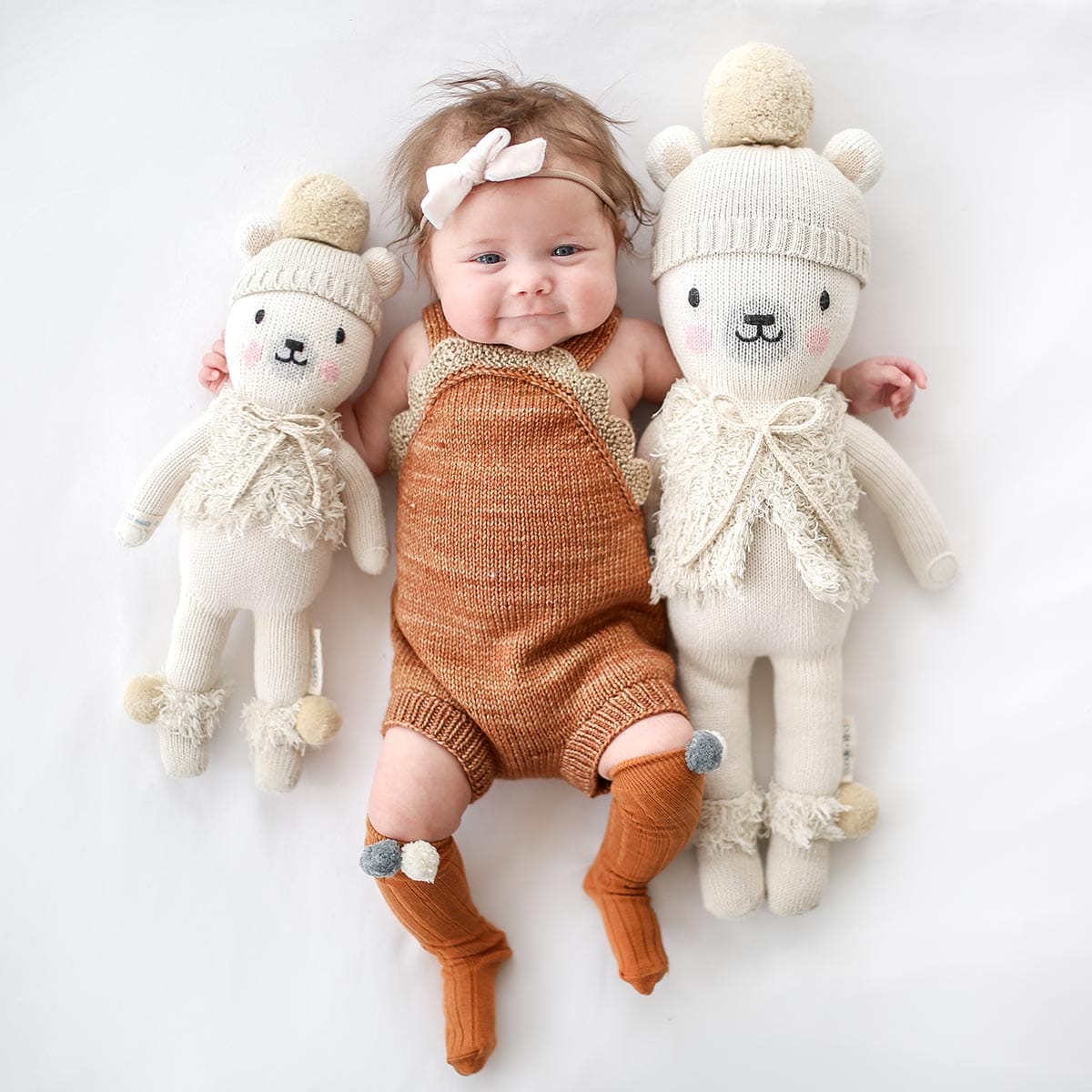 Cuddle+Kind Hand Knit Doll - Stella the Polar Bear, 20" - POLSTE001