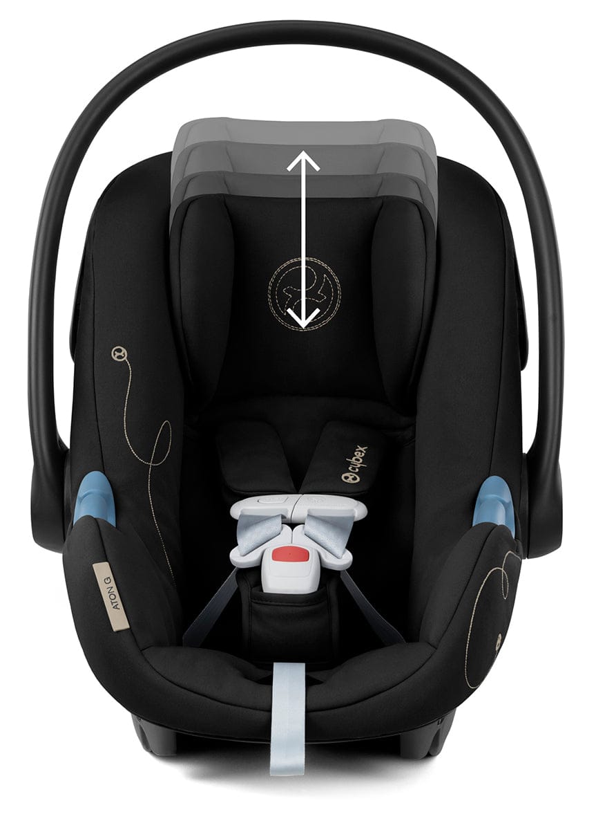 Cybex Aton G Swivel Infant Car Seat - Moon Black - 522004167