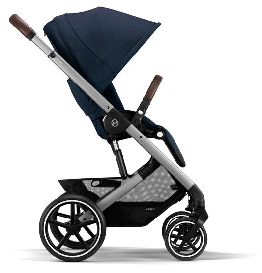 Cybex Balios S Lux 2 Stroller - Silver Frame / Ocean Blue - 522004809