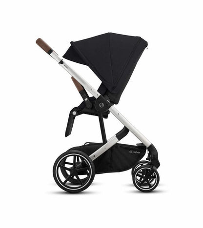Cybex Balios S Lux Full Size Stroller + Cot S Bassinet Bundle - Soho Grey - 520004357-521001469