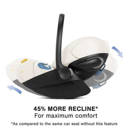 Cybex Cloud G Basic Comfort Extend Reclining Infant Car Seat with Anti-Rebound Bar - Seashell Beige - 522001399