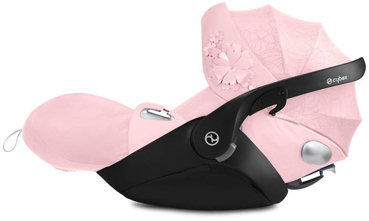 Cybex Cloud Q Sensorsafe Reclining Infant Car Seat - Simply Flowers - Pale Blush - 521001299