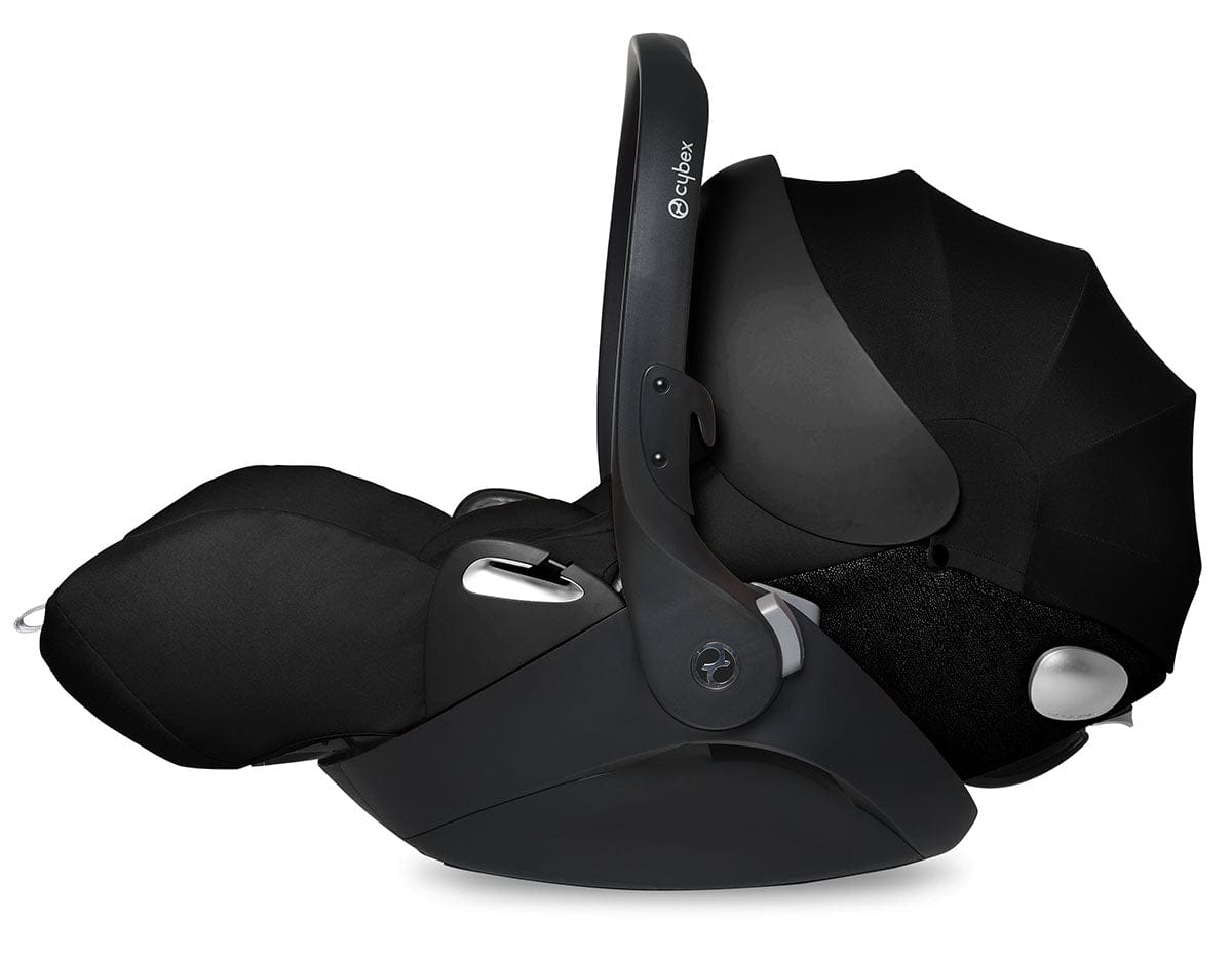 Cybex COYA Compact Stroller + Cloud Q SensorSafe Travel System Bundle - Chrome / Off White / Stardust Black - 522004413-519003939