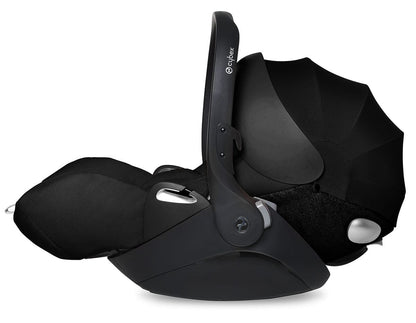 Cybex COYA Compact Stroller + Cloud Q SensorSafe Travel System Bundle - Chrome / Off White / Stardust Black - 522004413-519003939