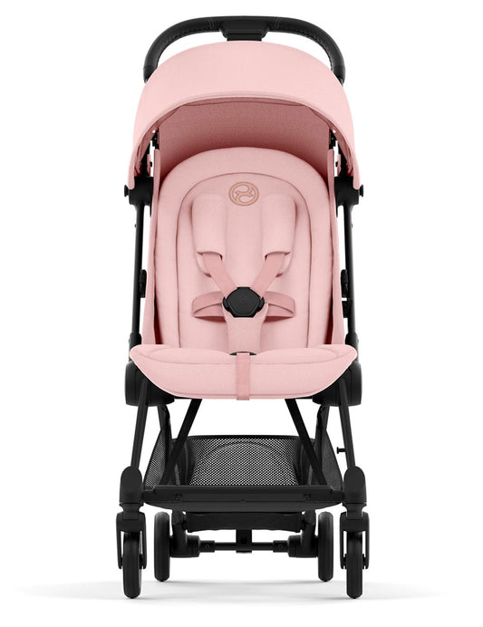 Cybex COYA Compact Stroller - Matte Black / Peach Pink - 522004353