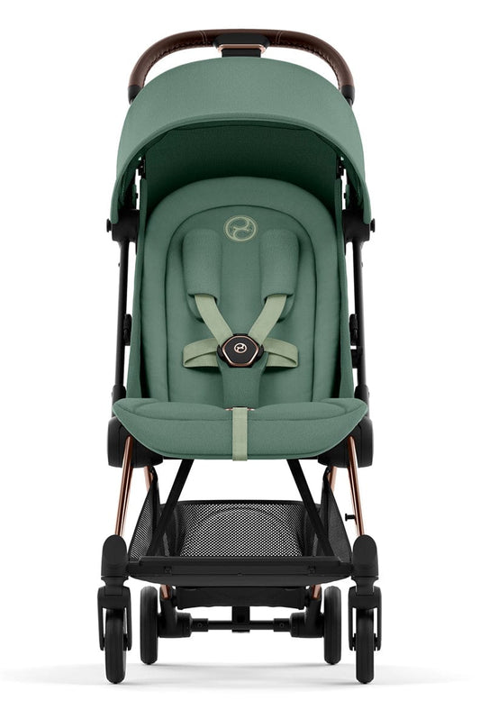 Cybex COYA Compact Stroller - Rose Gold / Leaf Green - 522004293
