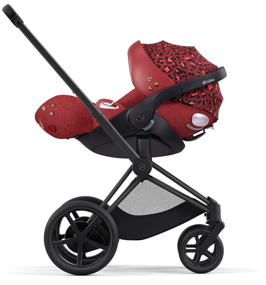 Cybex ePriam 2 Electronic Assist Stroller with Lux Bassinet + Cloud Q Travel System Bundle - Rockstar by Alec Voelkel - TRVL-521003945-B-ROCK