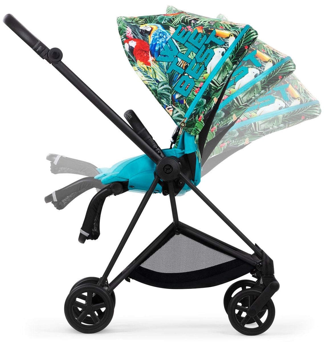 Cybex ePriam Complete Stroller with Lux Bassinet Bundle - We The Best x DJ Khaled - 519002649-B-WTB