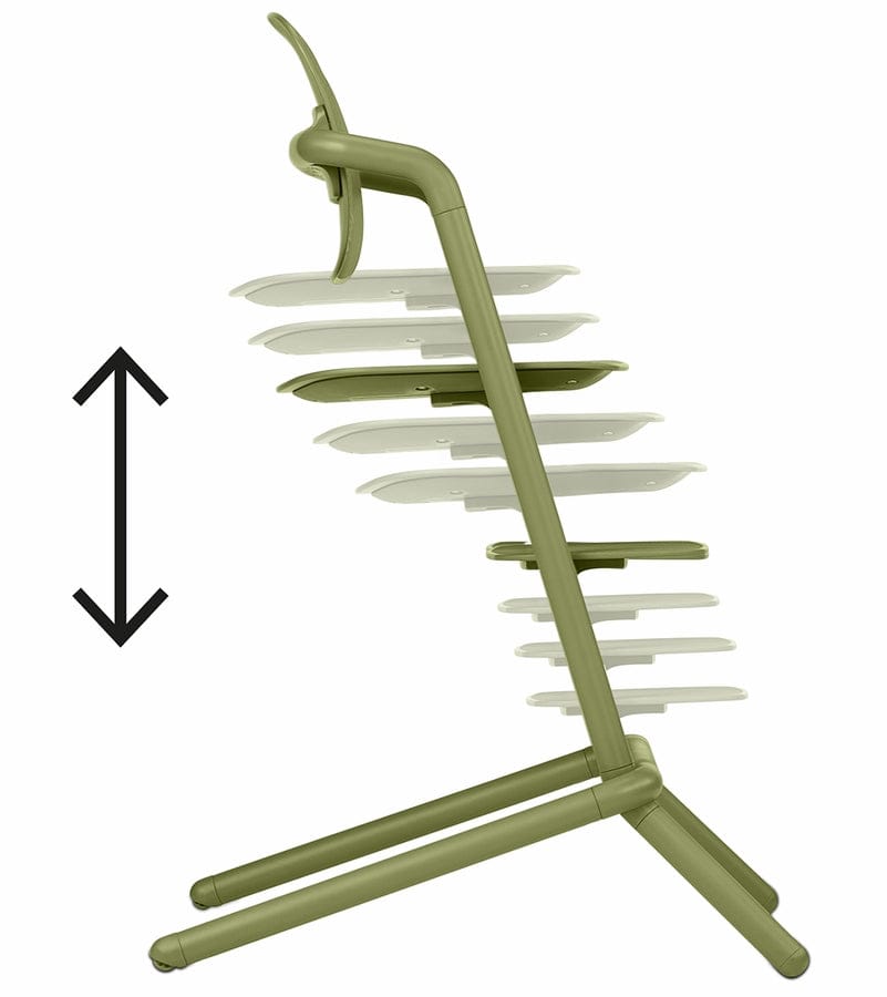 Cybex Lemo 1.5 High Chair + Bouncer Bundle - Infinity Black / Storm Grey - 521001451-518001513