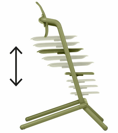 Cybex Lemo 1.5 High Chair + Bouncer Bundle - Infinity Black / Storm Grey - 521001451-518001513