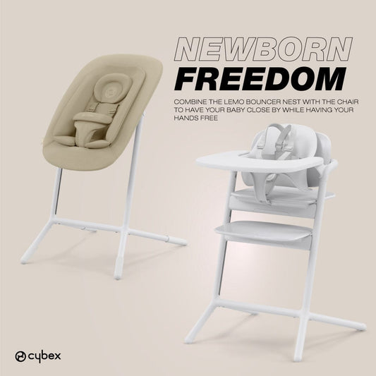 Cybex LEMO 2 High Chair 4-in-1 Set - All White - 521004835