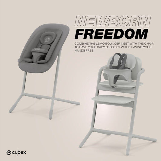 Cybex LEMO 2 High Chair 4-in-1 Set - Suede Grey - 521004463