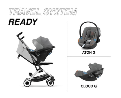cybex libelle maxi cosi Cybex Gold Libelle 2 Stroller - Fog Grey