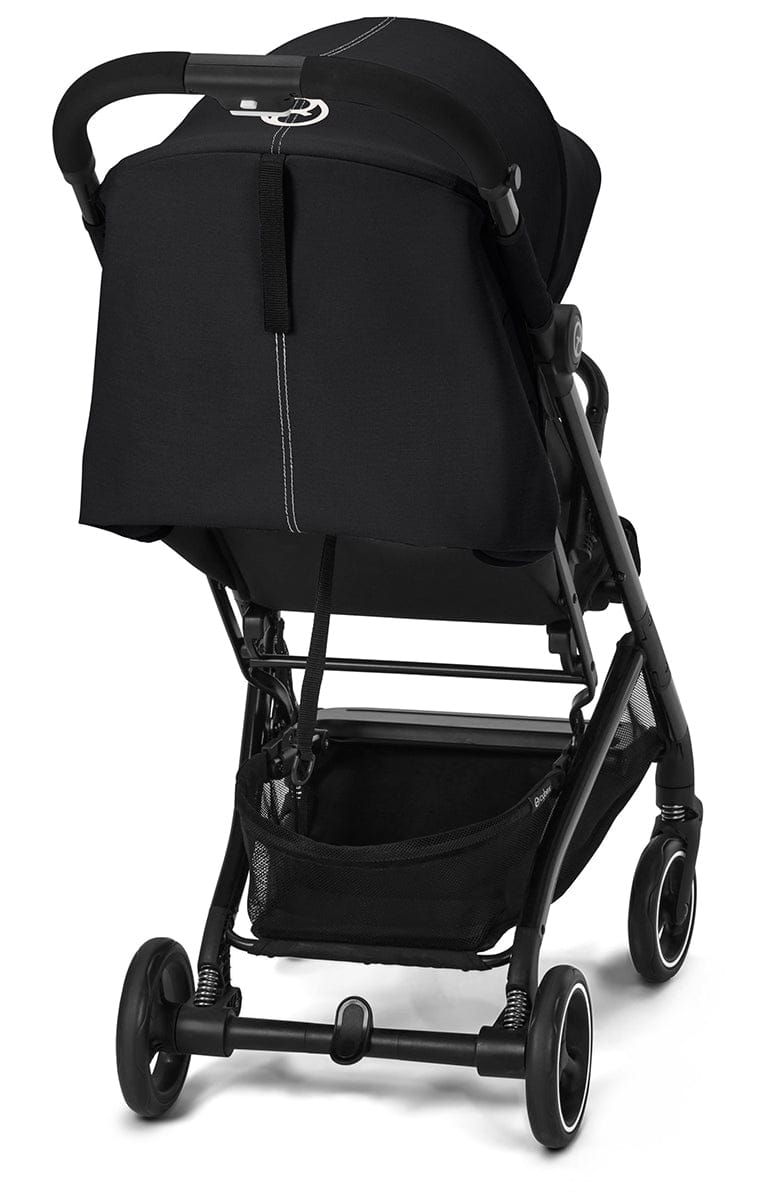 Cybex Libelle 2 Compact Stroller + Travel Bag Bundle - Moon Black - 522001703-521000719