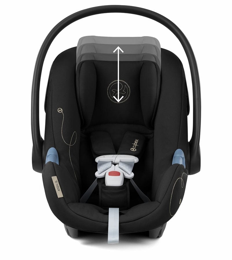 Cybex Melio Carbon 3 + Aton G Travel System Bundle - Moon Black / Moon Black - 522002401-522001441