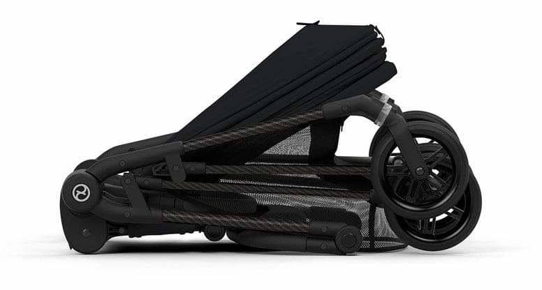 Cybex Melio Carbon 3 + Aton G Travel System Bundle - Moon Black / Moon Black - 522002401-522001441