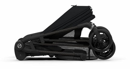 Cybex Melio Carbon 3 + Aton G Travel System Bundle - Moon Black / Moon Black - 522002401-522001441
