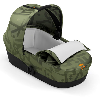 Cybex Melio Street Stroller + Cot Bundle - Olive Green - 521001591-521001567
