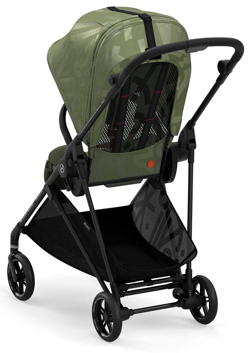 Cybex Melio Street Stroller + Cot Bundle - Olive Green - 521001591-521001567