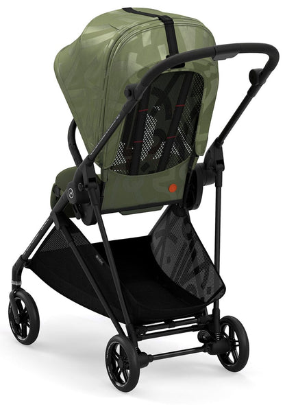 Cybex Melio Street Stroller + Cot Bundle - Olive Green - 521001591-521001567
