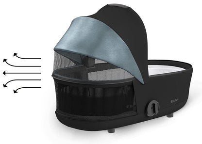 Cybex MIOS 3 Lux Carry Cot - Conscious Onyx Black - 522000333