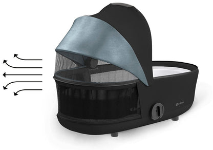 Cybex Mios 3 Lux Carry Cot - Deep Black - 522000303