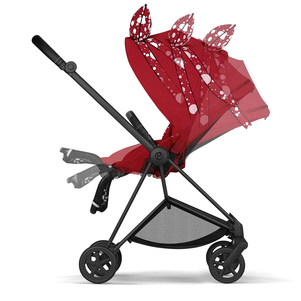 Cybex Mios 2 Complete Stroller Bundle - Petticoat Red by Jeremy Scott - 519003267-PET