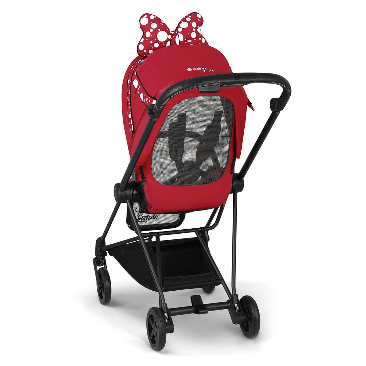 Cybex Mios 2 with Lux Bassinet + Cloud Q Travel System Bundle - Petticoat Red by Jeremy Scott - TRVL-519003267-B-PET