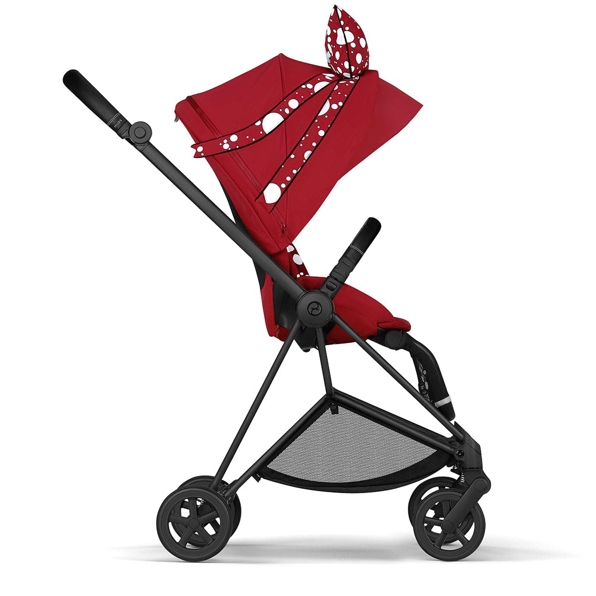 Cybex Mios 2 Complete Stroller with Lux Bassinet Bundle - Petticoat Red by Jeremy Scott - 519003267-B-PET