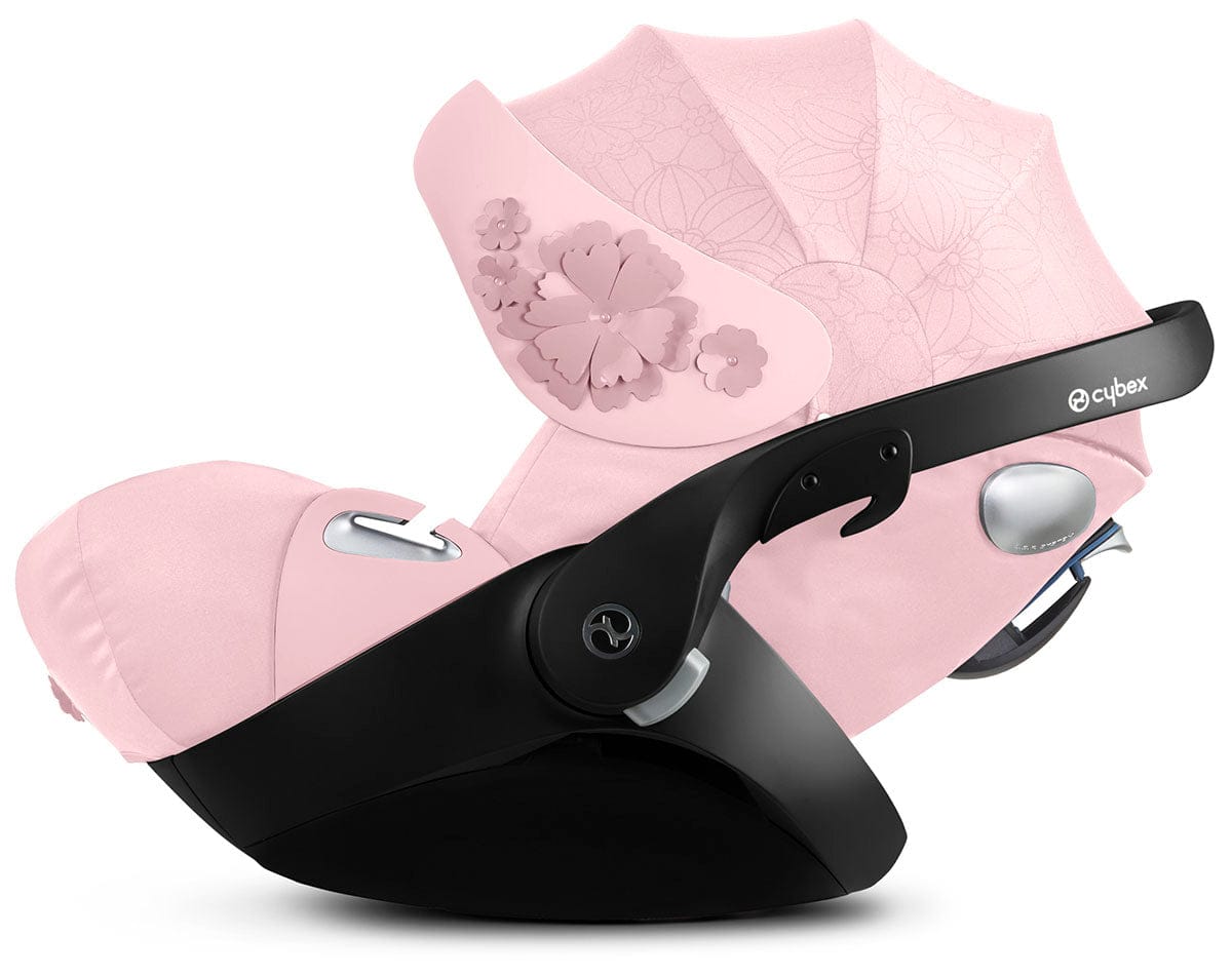 Cybex Mios 2 + Cloud Q Travel System Bundle - Simply Flowers - Pale Blush