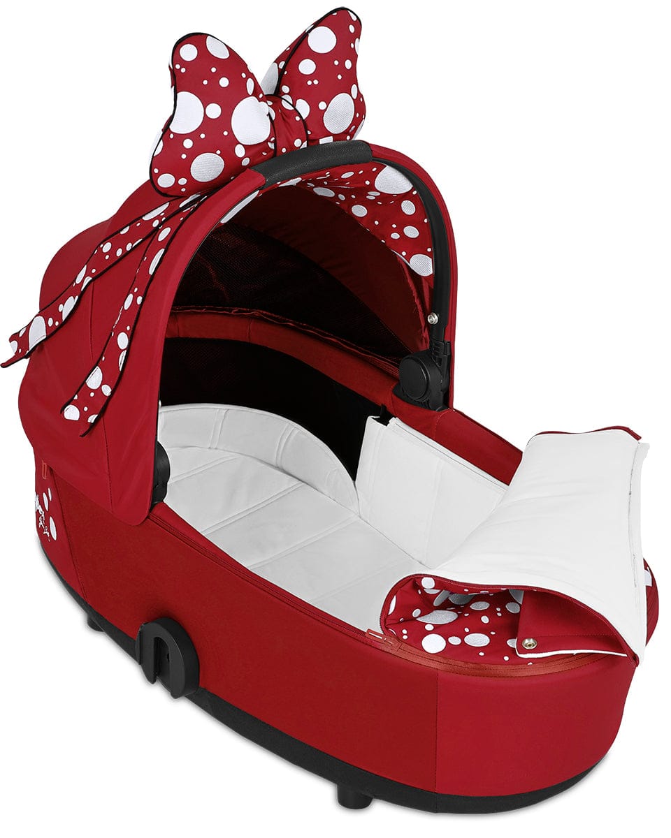 Cybex Mios 2 Complete Stroller with Lux Bassinet Bundle - Petticoat Red by Jeremy Scott - 519003267-B-PET