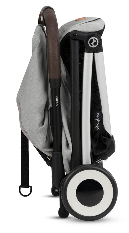 Cybex Orfeo Compact Stroller + Aton G SensorSafe Travel System Bundle - Lava Grey / Lava Grey - 522004787-522004779