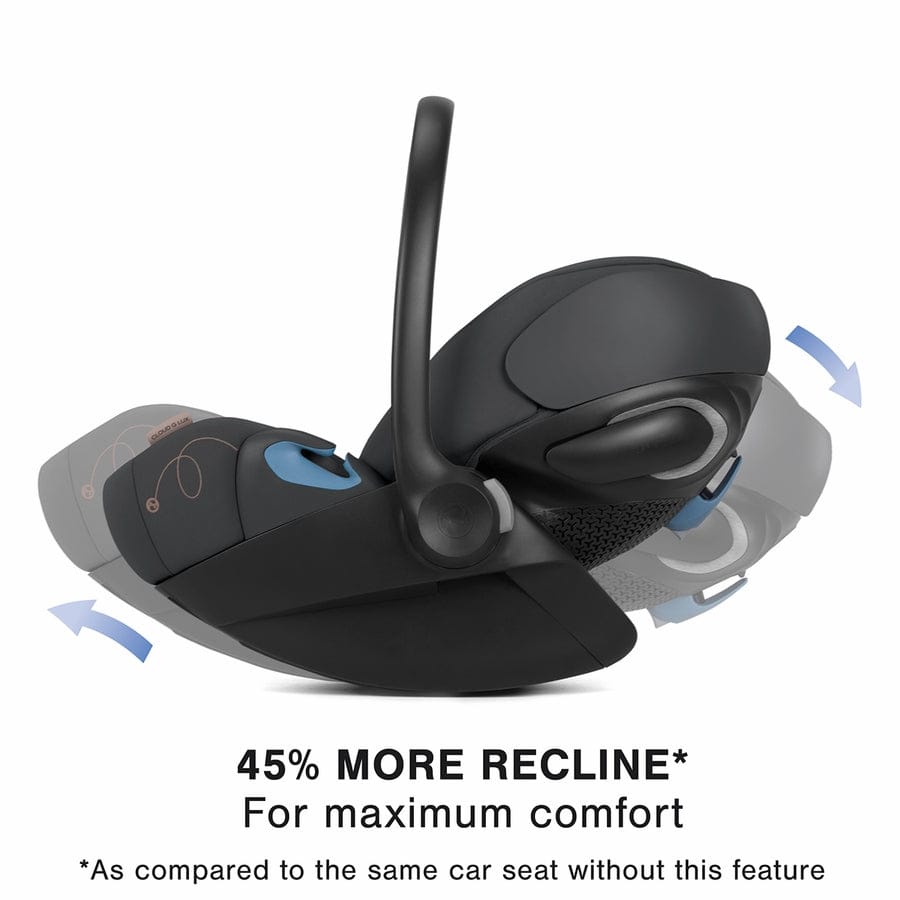 Cybex Priam 4 + Cloud G Lux SensorSafe Travel System Bundle - Matte Black / Black / Soho Grey / Moon Black - 521004121-522001401