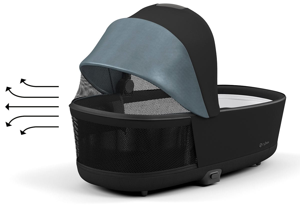 Cybex Priam 4 / ePriam 2 Lux Carry Cot - Conscious Onyx Black - 521003983