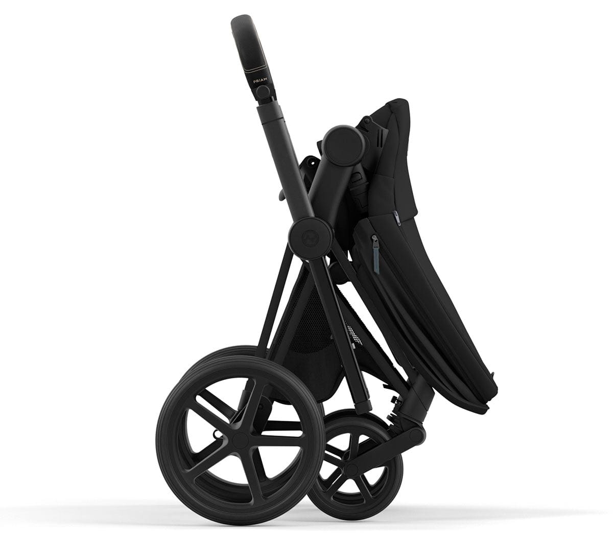 Cybex Priam 4 Stroller (One Box) - Matte Black / Black / Deep Black - 521004109