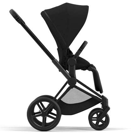 Cybex Priam 4 Stroller (One Box) - Matte Black / Black / Deep Black - 521004109