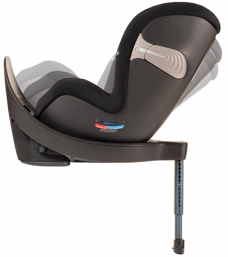 CYBEX Sirona S Rotating Convertible Car Seat with Load Leg + Solution B-Fix Booster Car Seat Bundle - Premium Black / Dynamic Red - 519004437-521001643