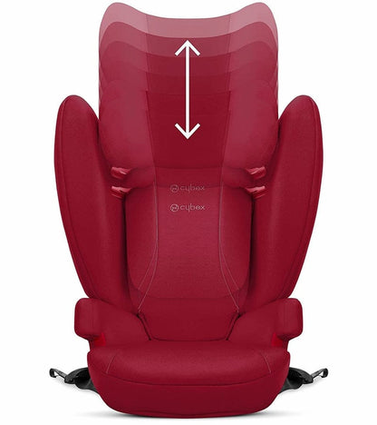 CYBEX Sirona S Rotating Convertible Car Seat with Load Leg + Solution B-Fix Booster Car Seat Bundle - Premium Black / Dynamic Red - 519004437-521001643