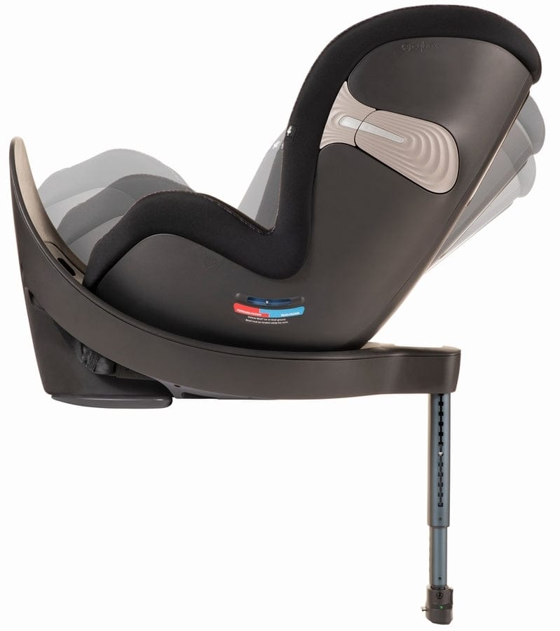 CYBEX Sirona S Rotating Convertible Car Seat with Load Leg + Solution B-Fix Booster Car Seat Bundle - Urban Black / Dynamic Red - 519004435-521001643