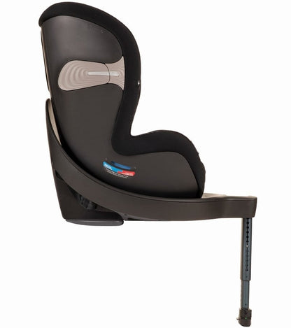 CYBEX Sirona S Rotating Convertible Car Seat with Load Leg + Solution B-Fix Booster Car Seat Bundle - Urban Black / Dynamic Red - 519004435-521001643