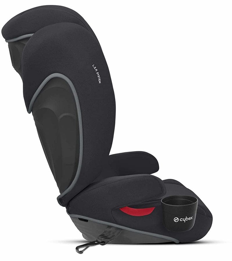 CYBEX Sirona S Rotating Convertible Car Seat with Load Leg + Solution B-Fix Booster Car Seat Bundle - Urban Black / Volcano Black - 519004435-521001641