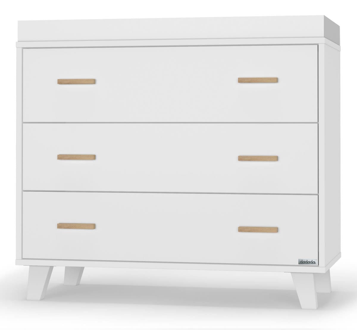 dadada Brooklyn 3-Drawer Dresser - All-White - 40601-DA