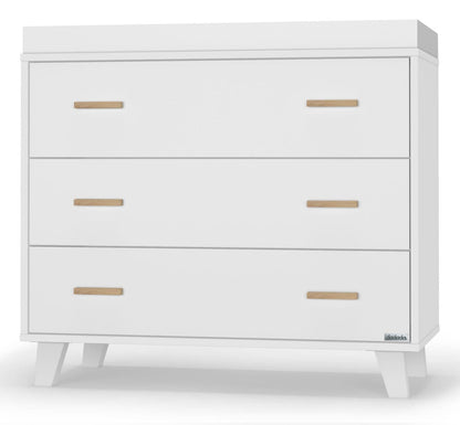 dadada Brooklyn 3-Drawer Dresser - All-White - 40601-DA