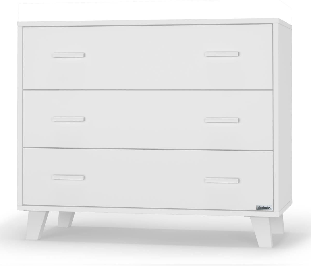 dadada Brooklyn 3-Drawer Dresser - All-White - 40601-DA