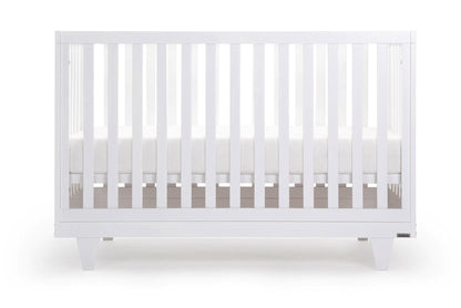 dadada Cambridge 3-in-1 Convertible Crib - White - 12001-DA