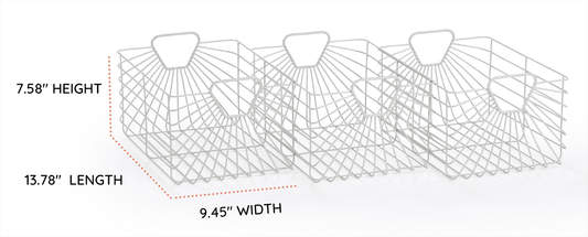 dadada Central Park Storage Baskets (Set Of 3) - Sage - 51106-DA