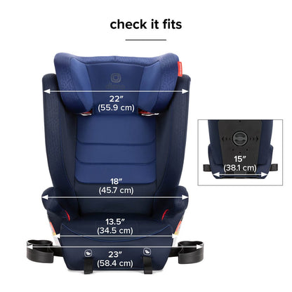 Diono Monterey 2XT Latch 2-in-1 Booster Car Seat - Blue - 15614-DIONO