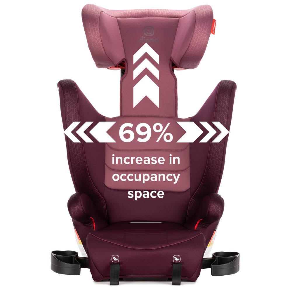 Diono Monterey 2XT Latch 2-in-1 Booster Car Seat - Plum - 15615-DIONO