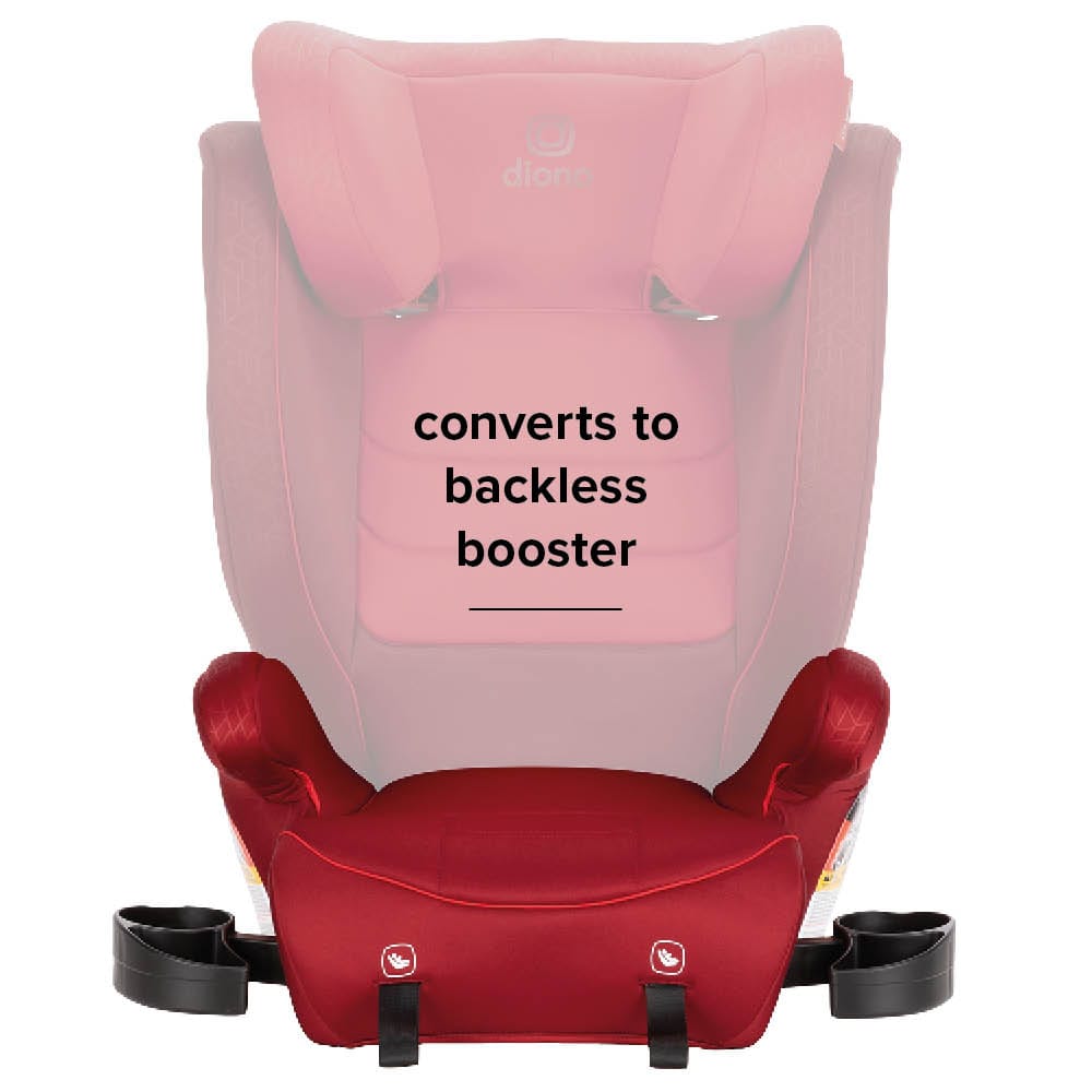 Diono Monterey 2XT Latch 2-in-1 Booster Car Seat - Red - 15613-DIONO
