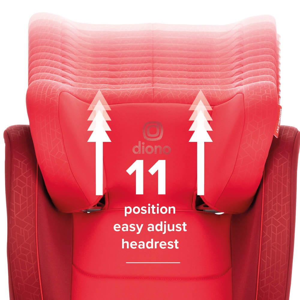Diono Monterey 2XT Latch 2-in-1 Booster Car Seat - Red - 15613-DIONO